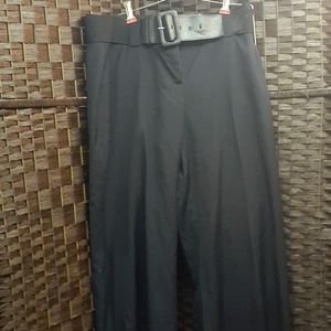 Ellie black tie dress pants